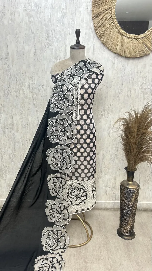 Polka_Bloom_Heritage_Unstitched_Suits_Black