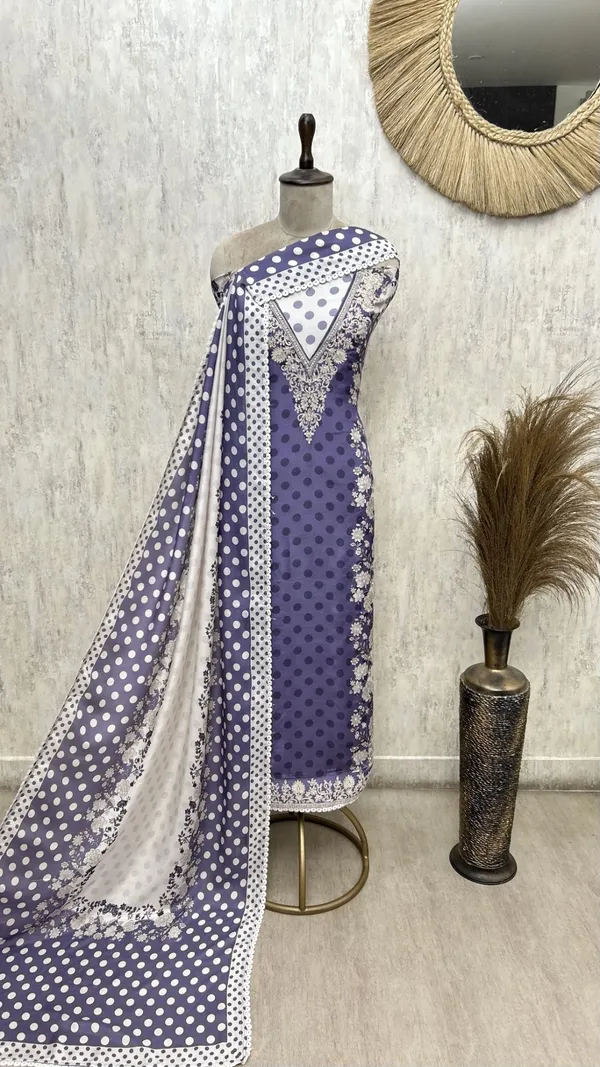 Polka_Dot_Allure_Muslin_Unstitched_Suits_Dark_Lavender