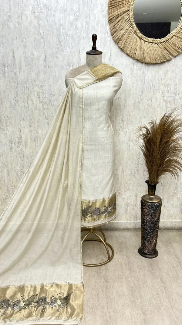 Timeless_Jamdani_Linen_Plumage_Unstitched_Suits_Design1