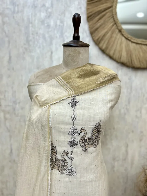 Timeless_Jamdani_Linen_Plumage_Unstitched_Suits_Design2