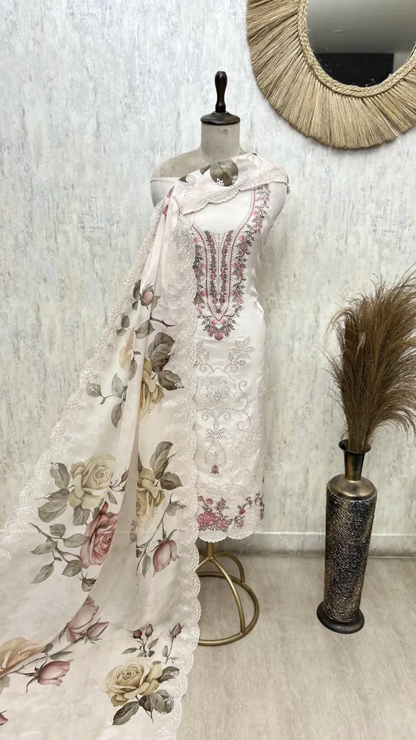 Floral_Sonata_Organza_Unstitched_Suits_Ivory