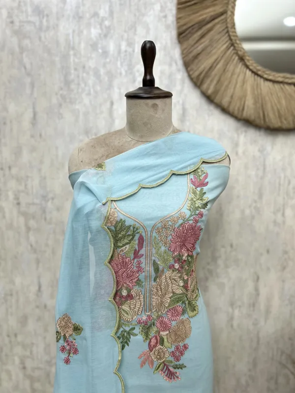 Blossom_Manuscript_Mul_Chanderi_Unstitched_Suits_Sky_Blue