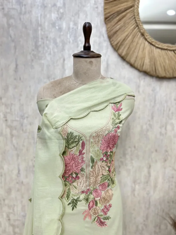 Blossom_Manuscript_Mul_Chanderi_Unstitched_Suits_Very_Light_Green