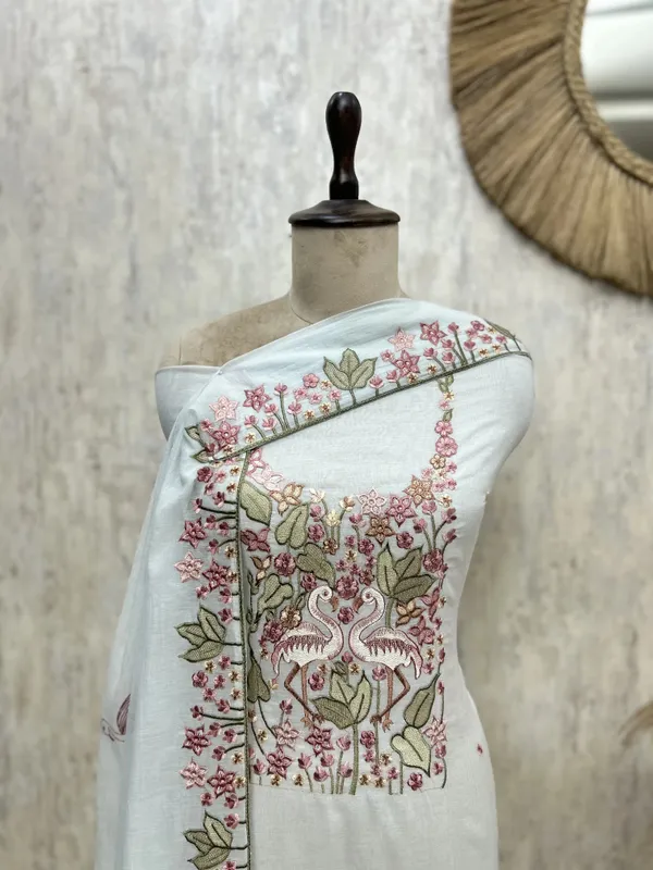 Swan_And_Flowers_Elegance_Mul_Chanderi_Unstitched_Suits_Light_Blue