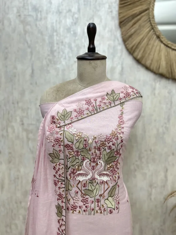 Swan_And_Flowers_Elegance_Mul_Chanderi_Unstitched_Suits_Light_Pink