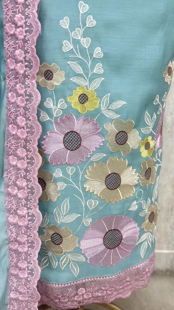 Floral_Lace_Garden_Mul_Chanderi_Unstitched_Suit_Turquoise