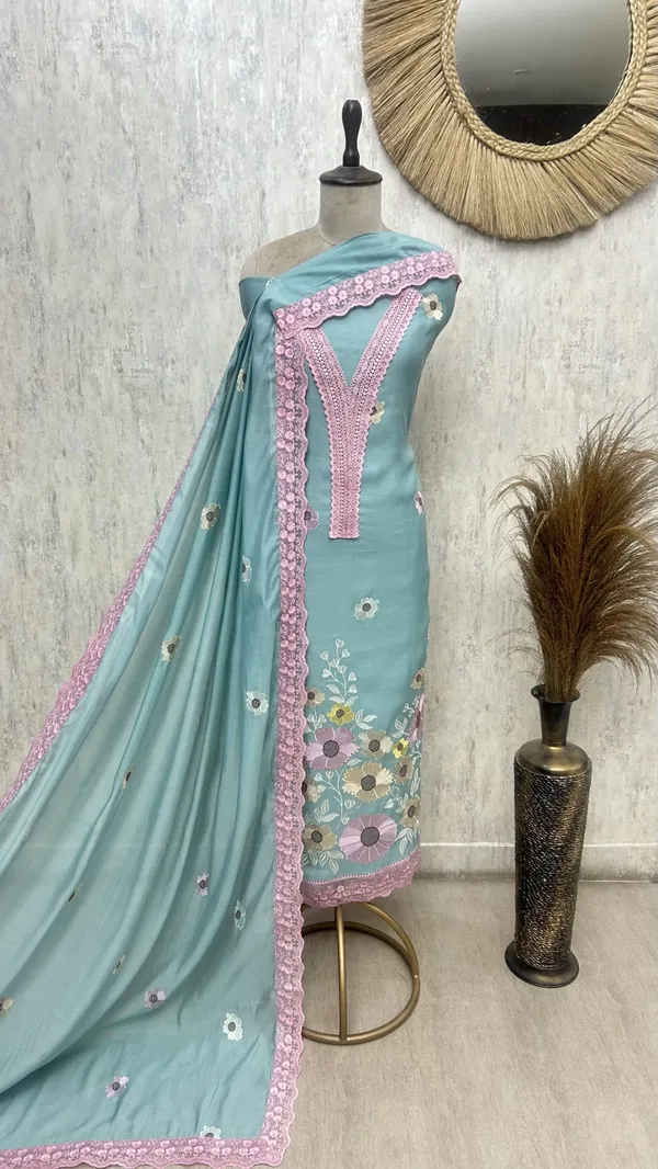 Floral_Lace_Garden_Mul_Chanderi_Unstitched_Suit_Turquoise
