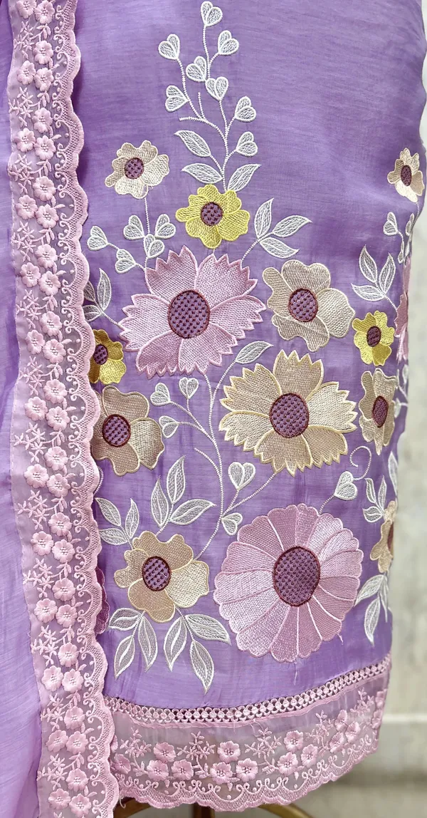 Floral_Lace_Garden_Mul_Chanderi_Unstitched_Suit_Lavender