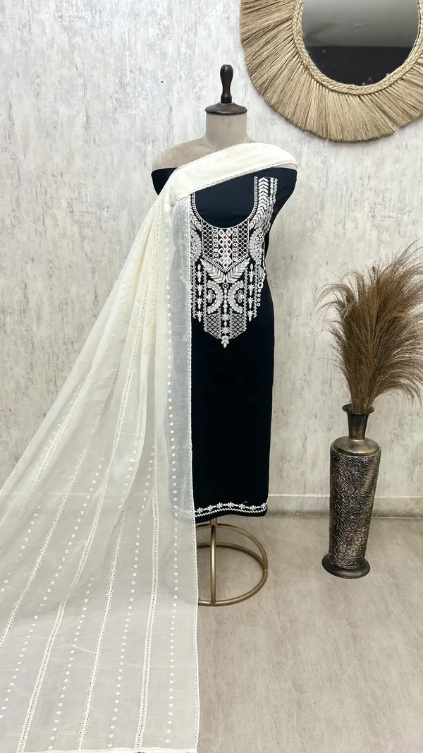 Thread_Elegance_Cotton_Unstitched_Suit_Black