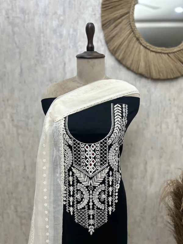Thread_Elegance_Cotton_Unstitched_Suit_Black