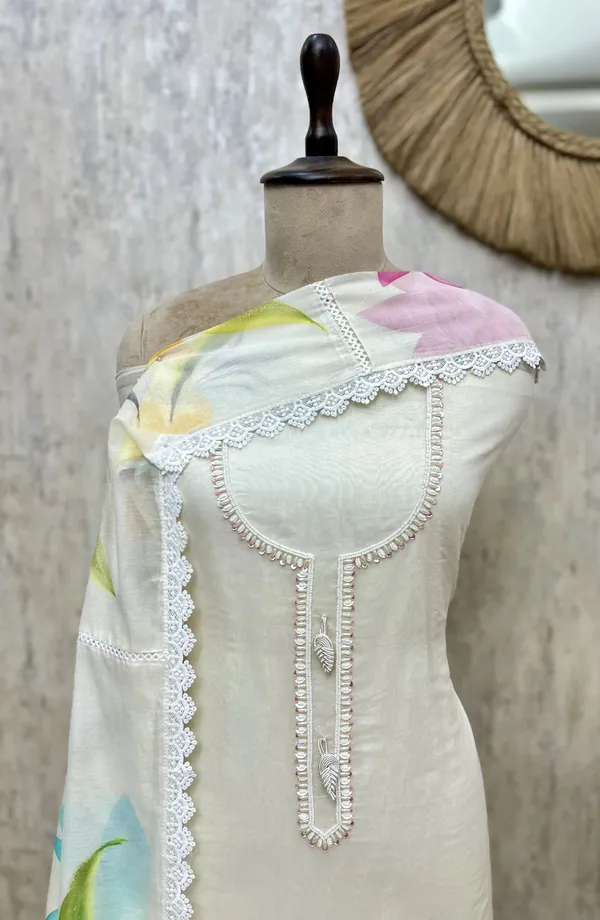 Blooming_Aviary_Mul_Chanderi_Unstitched_Suit_White
