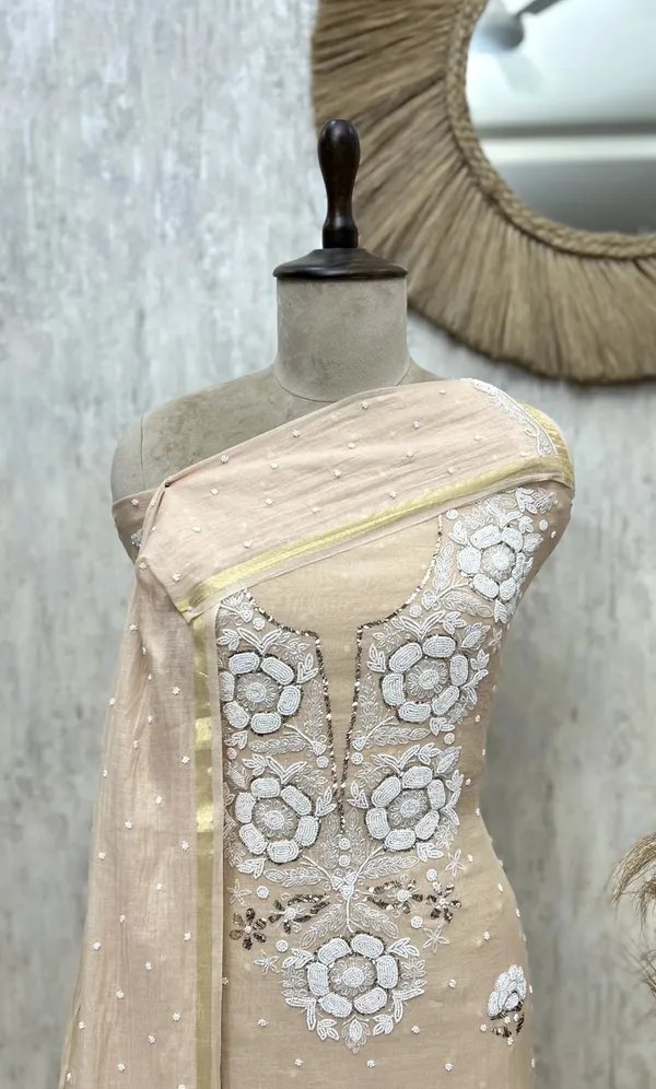 Floral_Petal_Ensemble_Unstitched_Suits_Crayola_Peach