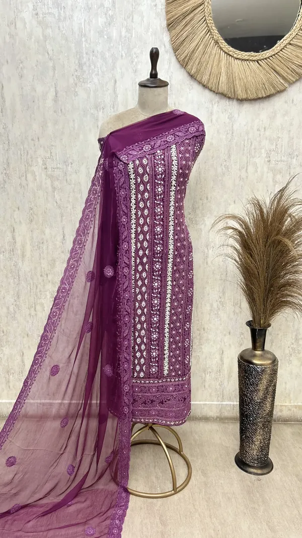 Regal_Lucknowi_Georgette_Unstitched_Suit_Wine_Purple