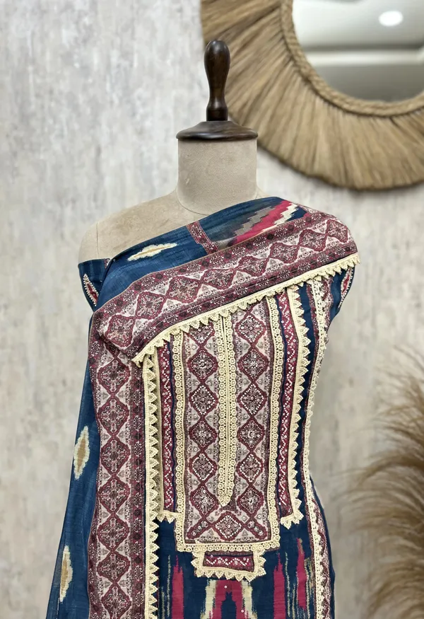 Tribal_Essence_Linen_Unstitched_Suit_Indigo_Blue_1