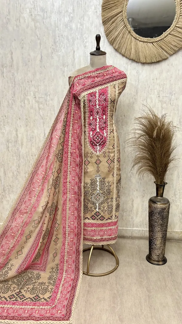 Tribal_Essence_Linen_Unstitched_Suit_Pink