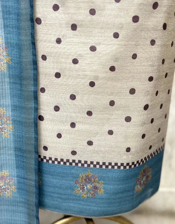Heritage_Dots_Maheshwari_Unstitched_Suit_Blue