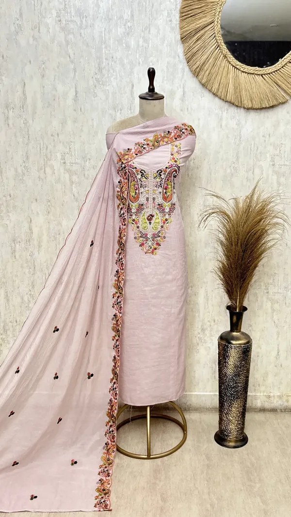 Blush_Heritage_Mul_Chanderi_Unstitched_Suit_Mauve_Pink