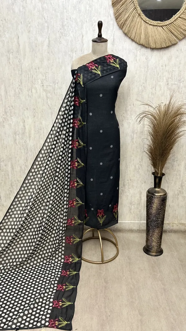 Mystic_Bloom_Linen_Elegance_Unstitched_Suit_Black