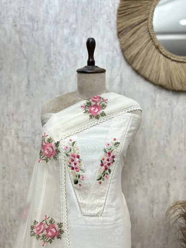 The_V_Patti_Lacework_70_Gram_Pure_Chanderi_Unstitched_Suits_White
