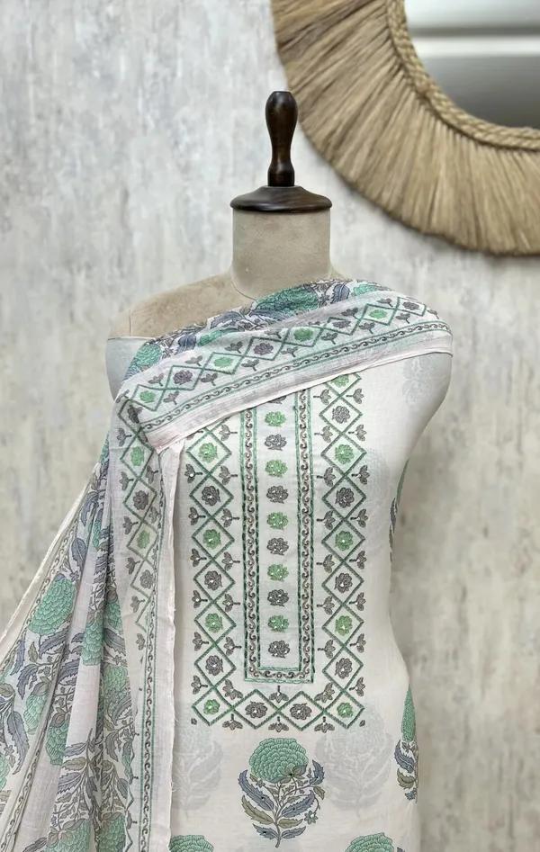 Verdant_Blockprint_Mul_Cotton_Unstitched_Suits_Light_Green