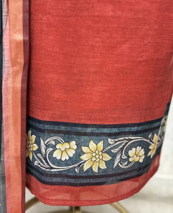 Artisanal_Hand_Printed_Maheshwari_Cotton_Unstitched_Suits_Rust_Red