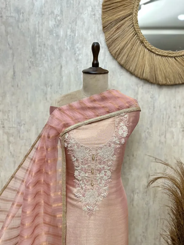 Sophisticated_Tissue_Threadwork_Unstitched_Suits_Peach_Pink
