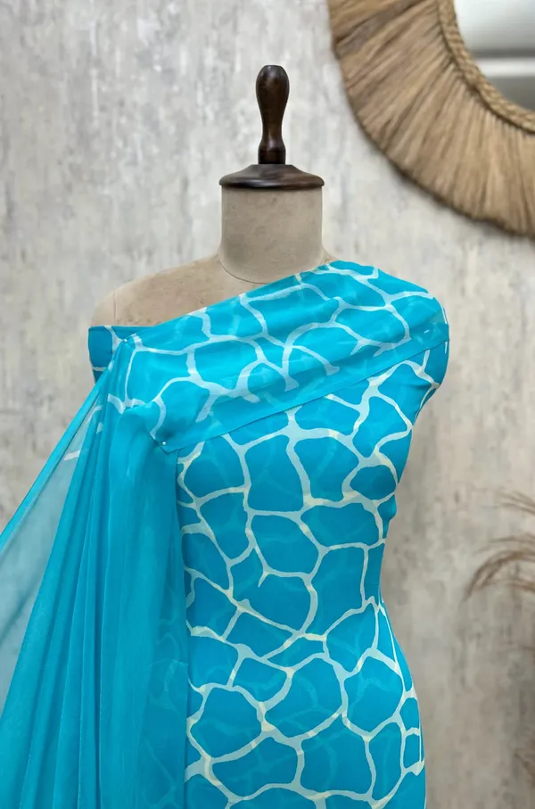 Gilded_Mosaic_Georgette_Unstitched_Suit_Sky_Blue