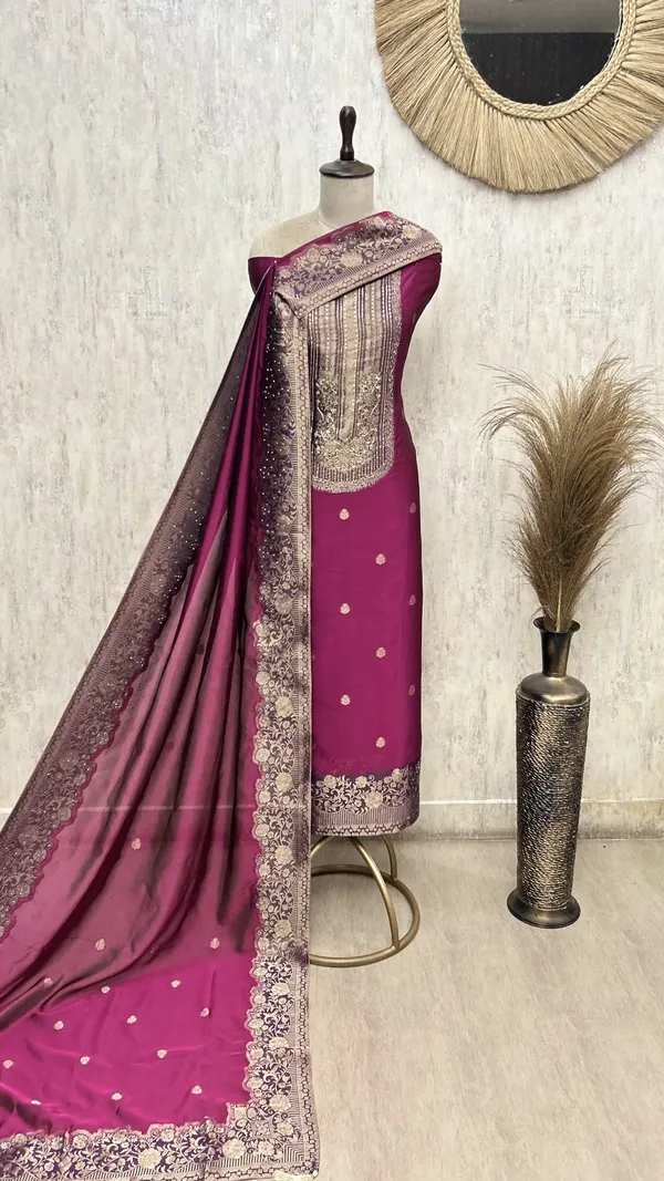 Regal_Kanjivaram_Heritage_Unstitched_Suit_Wine_Purple