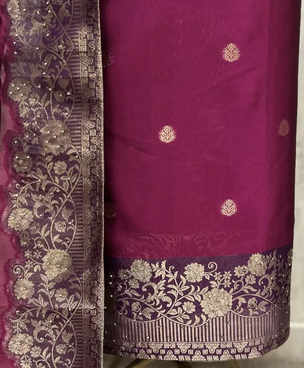 Regal_Kanjivaram_Heritage_Unstitched_Suit_Wine_Purple