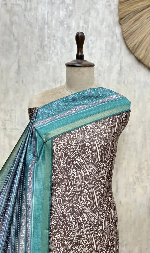 Heritage_Maheshwari_Cotton_Unstitched_Suit_Teal_Green