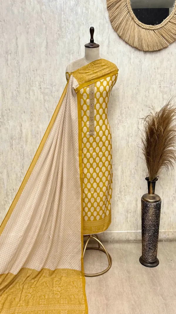 Rosewood_Buti_Mul_Cotton_Unstitched_Suit_Yellow