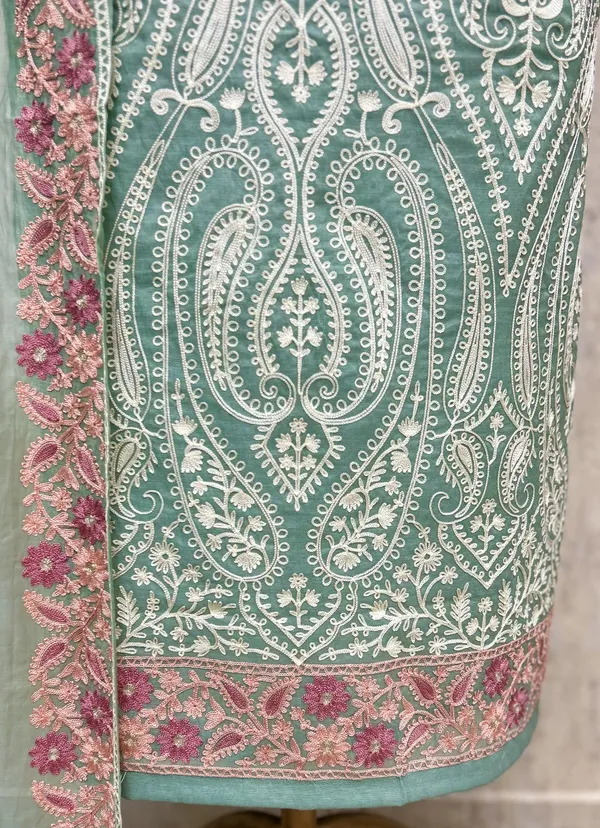 Ethereal_Mul_Chanderi_Unstitched_Suit_Persian_Green