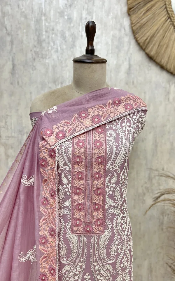 Ethereal_Mul_Chanderi_Unstitched_Suit_Dull_Lavender