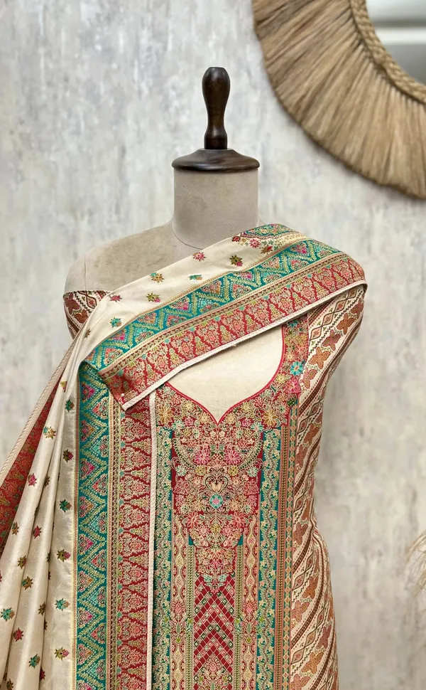 Gulnaar_Grace_Fine_Silk_Unstitched_Suit_Ivory