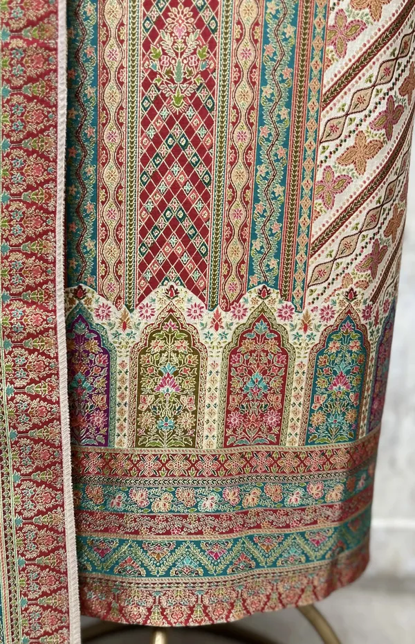 Gulnaar_Grace_Fine_Silk_Unstitched_Suit_Ivory