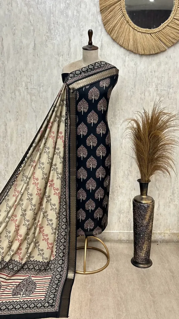 Traditional_Tree_Print_Maheshwari_Cotton_Unstitched_Suit_Black