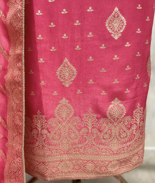 Elegant_Heritage_Dola_Silk_Unstitched_Suit_Rust_Red