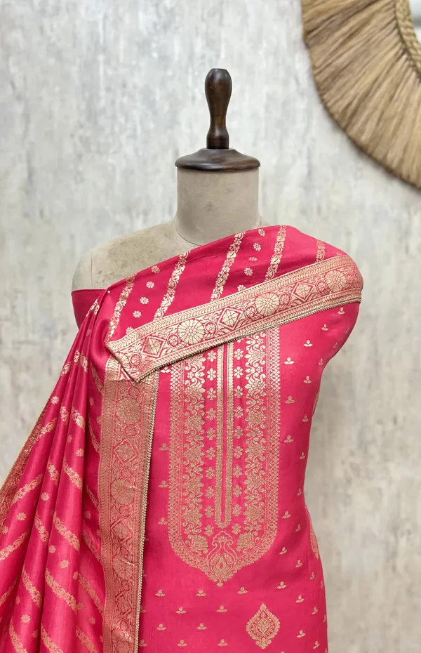 Elegant_Heritage_Dola_Silk_Unstitched_Suit_Rust_Red