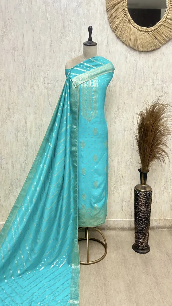 Elegant_Heritage_Dola_Silk_Unstitched_Suit_Sky_Blue