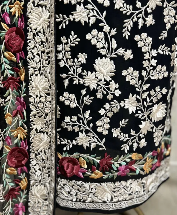 Floral_Vine_Georgette_Unstitched_Suit_Black