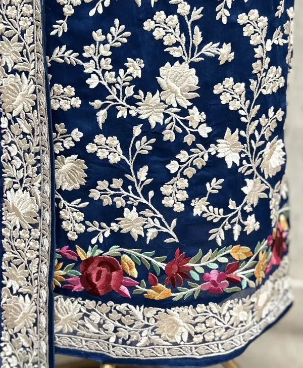 Floral_Vine_Georgette_Unstitched_Suit_Indigo_Blue_1