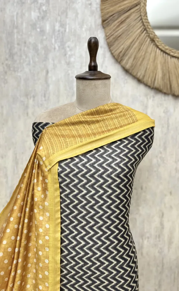 Elegant_Maheshwari_Unstitched_Suit_Mustard_Yellow