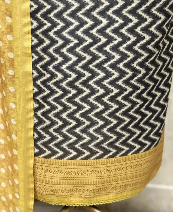 Elegant_Maheshwari_Unstitched_Suit_Mustard_Yellow