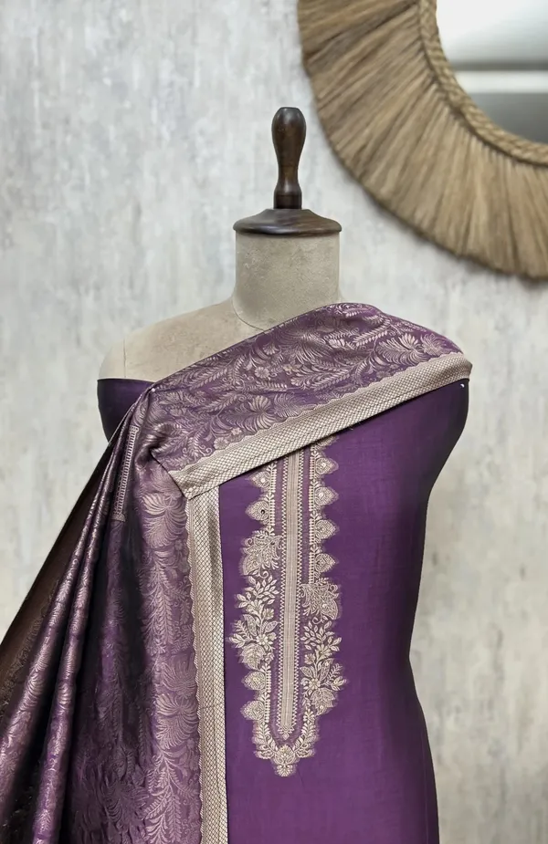 Elegant_Dola_Silk_Unstitched_Suit_Wine_Purple