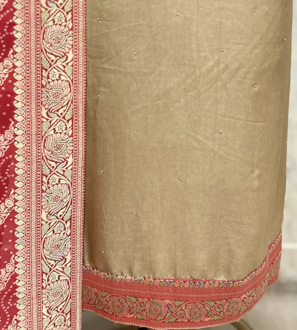 Elegant_Tissue_Silk_Unstitched_Suit_Beige