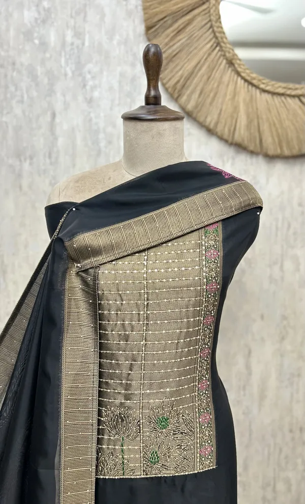 Timeless_Kanjivaram_Silk_Floral_Elegance_Unstitched_Suit_Black