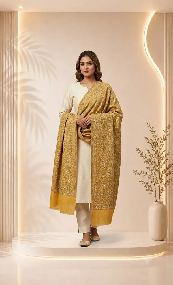Elegant_Artisanal_Semi_Pashmina_Unisex_Stole_Pack_Of_1_With_Premium_Curated_Box_Packaging_Mustard_Yellow_Box_Packaging1
