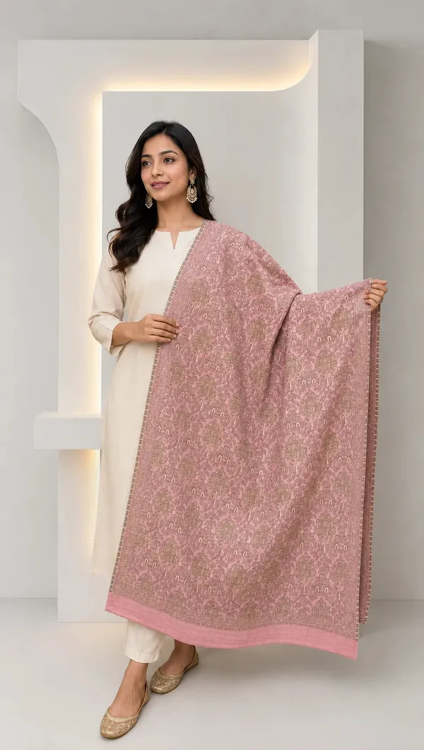Elegant_Artisanal_Semi_Pashmina_Unisex_Stole_Pack_Of_1_With_Premium_Curated_Box_Packaging_Pink_Box_Packaging1