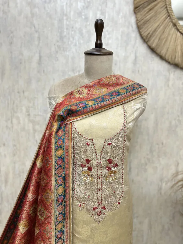 Regalia_Cream_Tissue_Silk_Unstitched_Suit_Design2