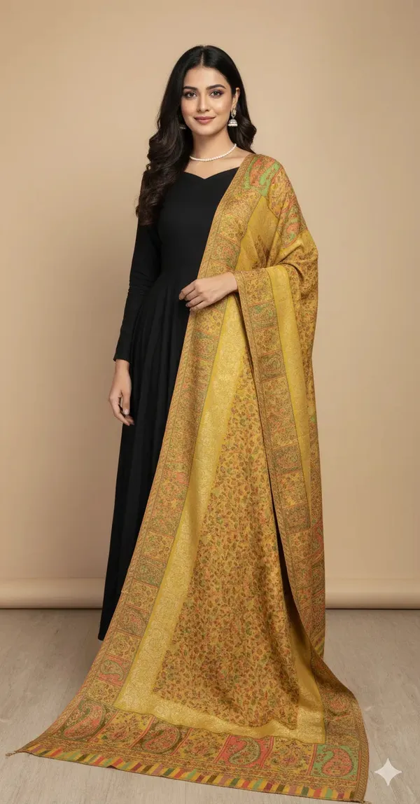 Non_Reversible_Semi_Pashmina_Unisex_Stole_Pack_Of_1_With_Premium_Curated_Box_Packaging_Dark_Yellow_Box_Packaging4